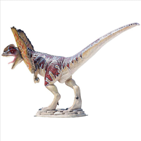 Dilophosaurus Dinosaur Statue