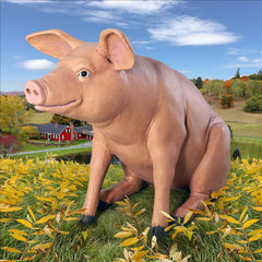 Giant Pig Statue