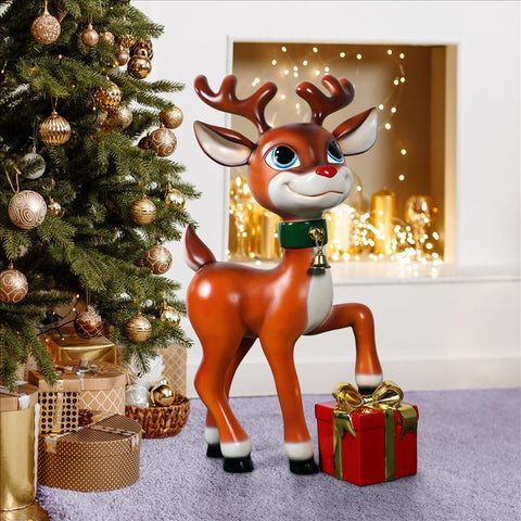 Belle Reindeer Statue