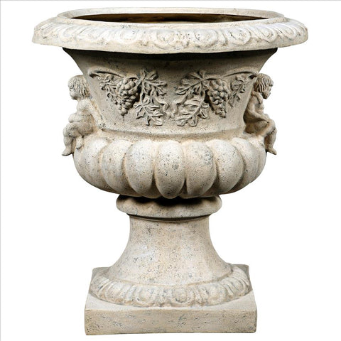 Grape Harvest Cherub Urn