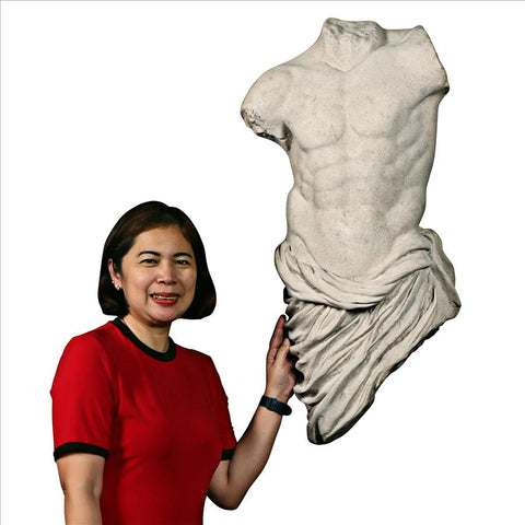 Torso Of A Draped Male Athlete