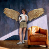 Image of Gold Angel Wings Wall Sculpture