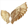 Image of Gold Angel Wings Wall Sculpture