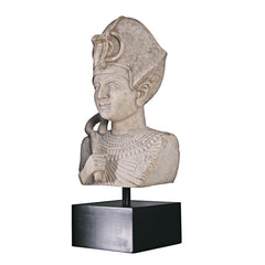 Egyptian Ramses Bust On Museum Mount