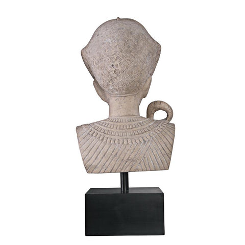 Egyptian Ramses Bust On Museum Mount