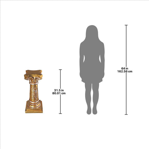 Temple Of Ramses Egyptian Pedestal