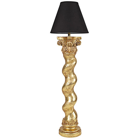 Gold Bernini Barley Twist Floor Lamp