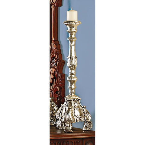 Medium Scroll Footed Candlestick