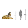 Image of Grand Gilded Egyptian Sphinx