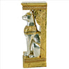 Image of Egyptian Cat Goddess Bastet Pedestal