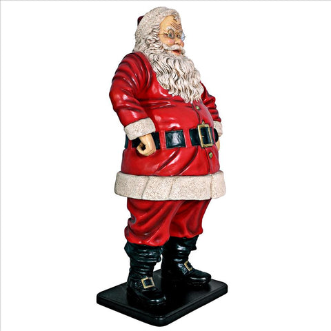 Large Jolly Santa Claus Statue