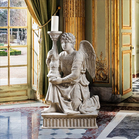 Michelangelos Kneeling Angel Statue