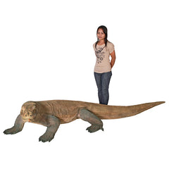 Life Size Komodo Dragon Statue