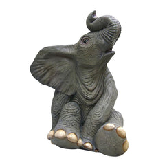 Sitting Baby Elephant Statue