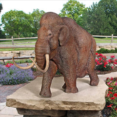 Woolly Mammoth Scaled Statue