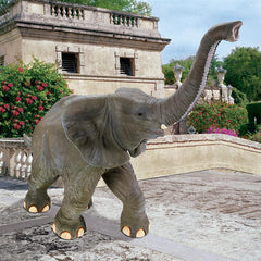 Good Luck Trunk Up Baby Elephant Statue