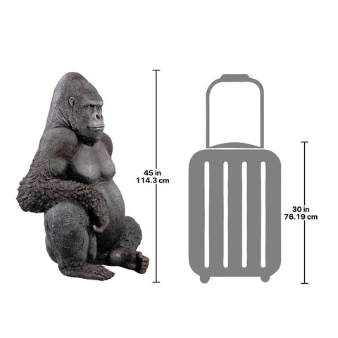 Western Lowland Gorilla Statue
