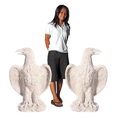 S/2 Americas Grand Scale Eagle Statues