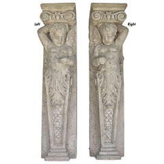 S/2 Fountainbleau Cherub Pilasters