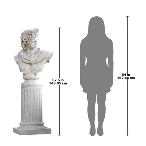 S/ Apollo And Plinth