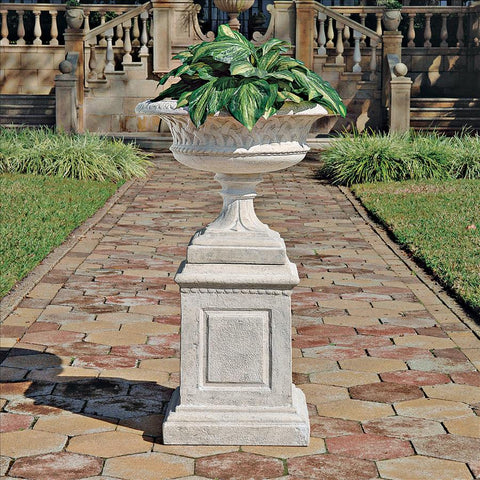 Larkin Garden Urn On Plinth