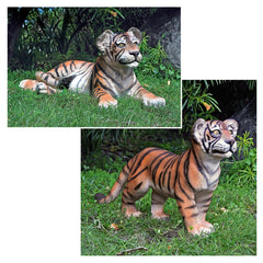 Set Of Grand Scale Tiger Cubs