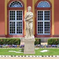 Four Seasons Winter Statue With Plinth