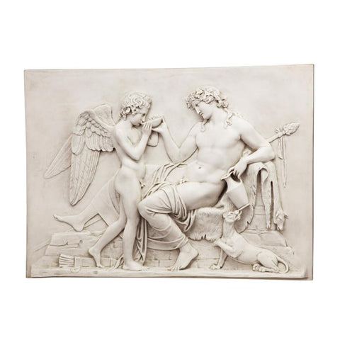 Eros And Dionysus By Thorvaldsen