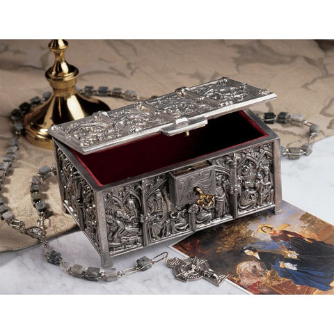 Cotswold Cathedral Pewter Jewel Box