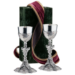 Set Of 2 Santa Croce Pewter Chalices