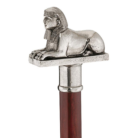 Sphinx Pewter Walking Stick