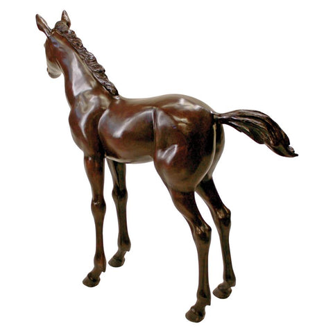 Standing Foal Bronze Statue