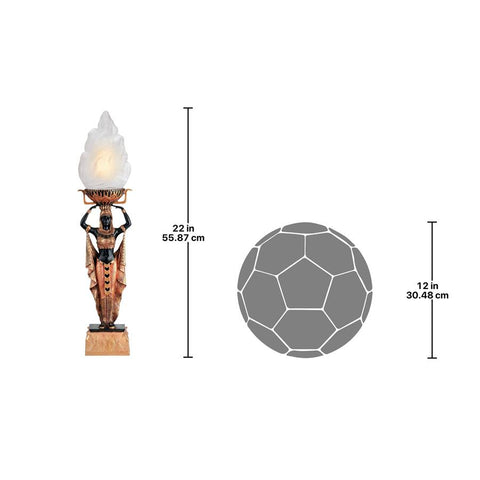 Egyptian Torch Offering Lamp