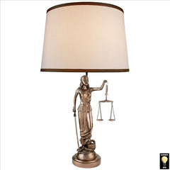 Blind Justice Table Lamp