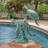 Image of Sea Turtles Bronze Garden Statue