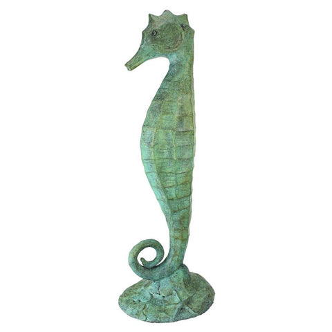 Seahorse Bronze Garden Statue