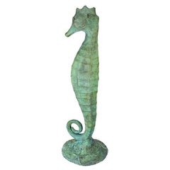 Seahorse Bronze Garden Statue