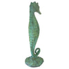 Image of Seahorse Bronze Garden Statue