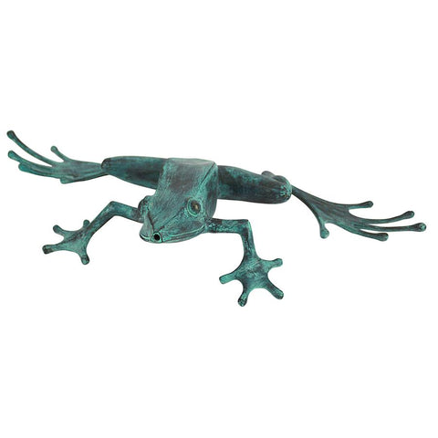 Tree Frog Bronze Statue