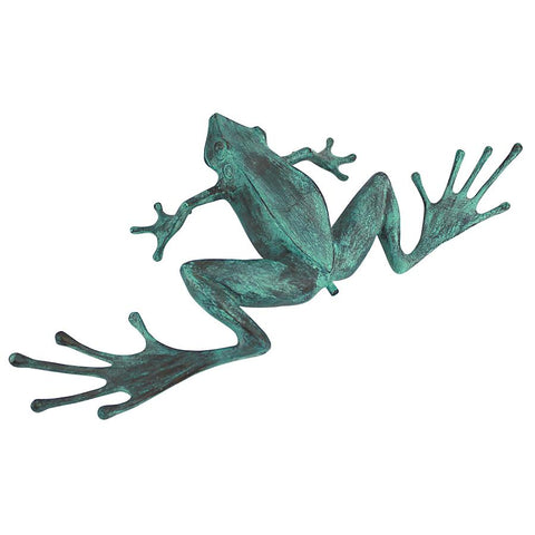 Tree Frog Bronze Statue