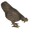 Image of Barnyard Hen Bronze Statue