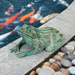 Small Bull Frog Statue