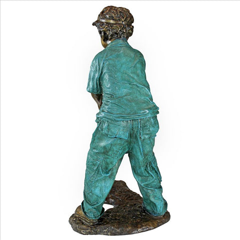 Gabe Boy Golfer Bronze Statue