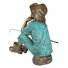 Image of Fish Wish Fisherboy Bronze Statue