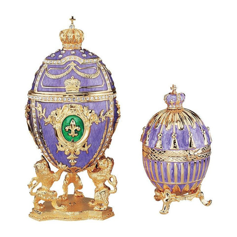 S/2 Faberge Style Eggs
