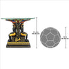Image of Tut The Pharaoh Glass Top Table