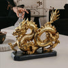 Image of Emporer'S Golden Dragon Statue