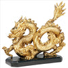 Image of Emporer'S Golden Dragon Statue
