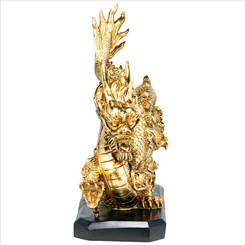 Emporer'S Golden Dragon Statue
