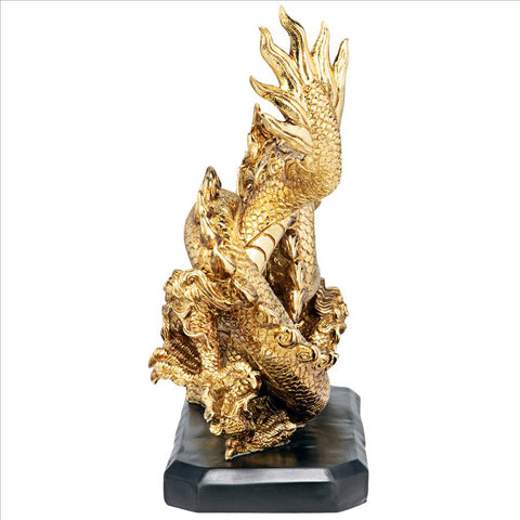 Emporer'S Golden Dragon Statue